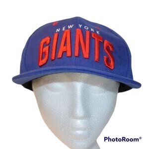 Vintage New York Giants Snapback Hat NFL Blue Adjustable Cap Football